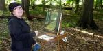 Art in the Gordon Natural Area with Prof. Kate Stewart's Classes (14) by Gerard Hertel