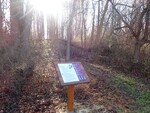 Tekëne (Woodland) sign in the Gordon Natural Area by Heather A. Wholey